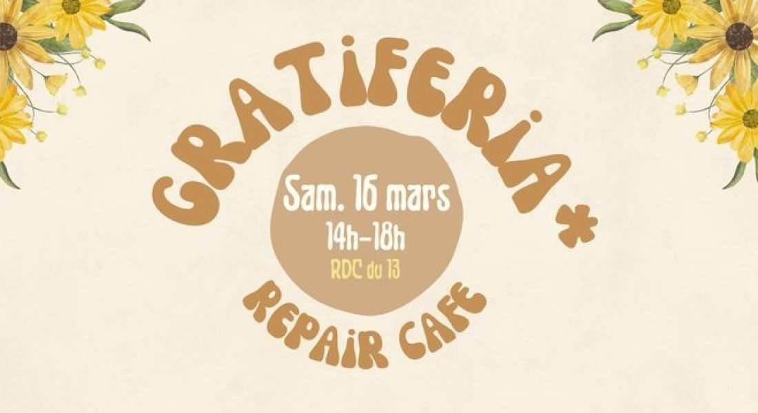 Grafiteria et Repair café au 13